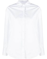 Calvin Klein - Chemise en coton à manches longues - Lyst