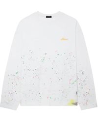 we11done - ペイント ロングtシャツ - Lyst