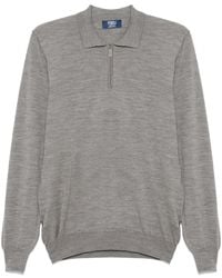 Fedeli - Fine-Knit Polo Shirt - Lyst