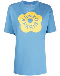 KENZO - T-Shirt mit Boke Flower - Lyst