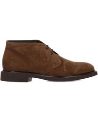 Doucal's - Suede Lace-Up Boots - Lyst