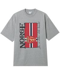 Vetements - Flag-Print Oversized T-Shirt - Lyst