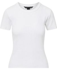 Veronica Beard - Pruitt Ribbed Crew-Neck T-Shirt - Lyst