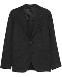 Tagliatore - Notched-Lapel Single-Breasted Blazer - Lyst