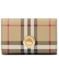 Burberry - Vintage Check-print Folded Wallet - Lyst