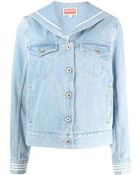 KENZO - Denim Cotton Jacket - Lyst