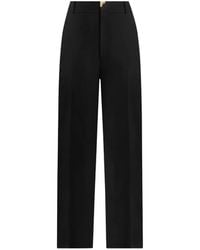 Manière De Voir - Doria Tailored Trousers With Waistband Detail - Lyst