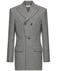 Situationist - Blazer Croisé À Carreaux - Lyst