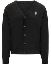 KENZO - Happy Tiger-Embroidered Cardigan - Lyst