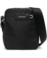 Calvin Klein - Logo-Patch Messenger Bag - Lyst