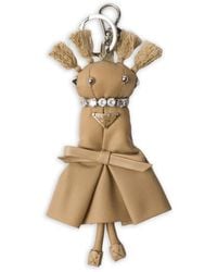Prada - Portachiavi Con Nappa - Lyst