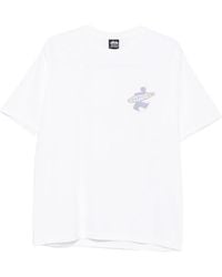 Stussy - T-Shirt Dot Surf À Imprimé Graphique - Lyst