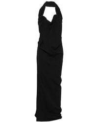 Magda Butrym - Rosette-Detail Draped Maxi Dress - Lyst