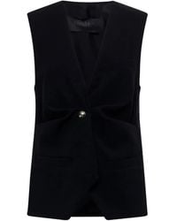 Max Mara - Veste Drapée Nuraghe À Boutons Ornés De Pierres - Lyst