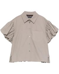 Collection Privée - Ruffled-Sleeve Shirt - Lyst