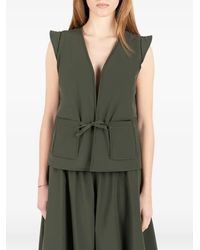 Societe Anonyme - Tie-Detail Vest - Lyst