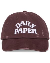 Daily Paper - Distressed Logo-Embroidered Baseball Cap - Lyst