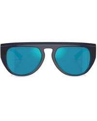 Ferrari - Oval-Frame Sunglasses - Lyst