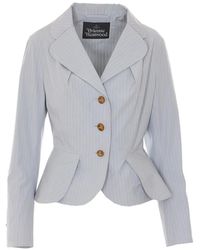 Vivienne Westwood - Striped Buttons Jacket - Lyst