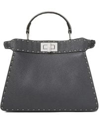 Fendi - Small Peekaboo Iseeu Selleria Stitching Tote Bag - Lyst