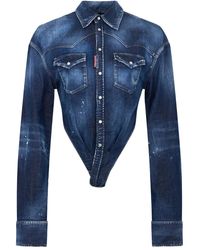 DSquared² - Top Met Logo - Lyst