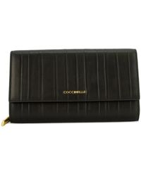 Coccinelle - Plissé-Effect Foldover Wallet - Lyst
