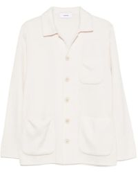Lardini - Cárdigan Con Bolsillo De Parche Y Botones - Lyst