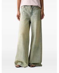 Miss Sixty - Beaded-Chain Flared Jeans - Lyst