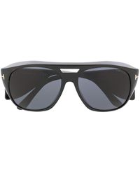 Tom Ford 'Fender' Sonnenbrille - Schwarz