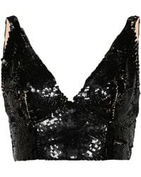 P.A.R.O.S.H. - Cropped Top - Lyst