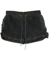 Sacai - Tweed Shorts - Lyst