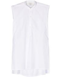 Quira - Side-slits Sleeveless Shirt - Lyst