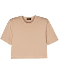 Wardrobe NYC - Shoulder-pad Cropped T-shirt - Lyst