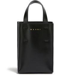 Marni - Nano Museo Leather Tote Bag - Lyst