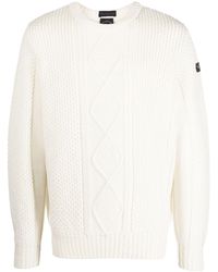 Paul & Shark - Cable-knit Long-sleeved Jumper - Lyst
