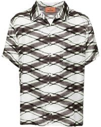Missoni - Patterned Silk Short Sleeve Shirt - Lyst