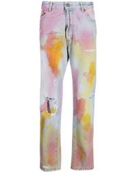 Palm Angels - Tie Dye-Print Slim-Fit Jeans - Lyst