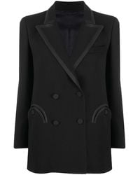 Blazé Milano - Blazer de seda con doble botonadura - Lyst