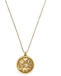 Jennifer Meyer - 18Kt Diamond Good Luck Necklace - Lyst