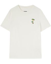Jil Sander - Crew-neck Cotton T-shirt - Lyst