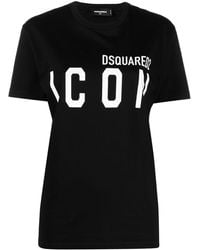 DSquared² - Icono tripulación Camisa de cuello - Lyst