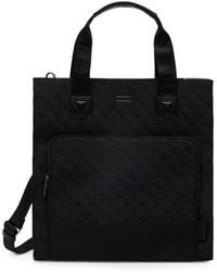 Guess - Boston Monogram-Pattern Logo-Strap Tote Bag - Lyst