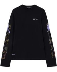 Off-White c/o Virgil Abloh - Archigeography Arrow Skate Long-Sleeve T-Shirt - Lyst