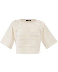 Weekend by Maxmara - Open-Knit Cotton Top - Lyst