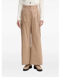 Blauer - Pantalon Palazzo Plissé Caryll À Poches Cargo - Lyst