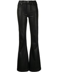 PAIGE - 'genevieve Black Fog Luxe Coated Jeans' - Lyst