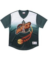 Mitchell & Ness - X Nba Seattle Supersonics V-Neck T-Shirt - Lyst