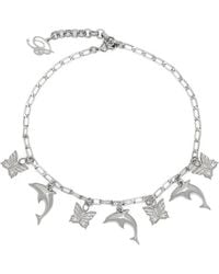 Blumarine - Charms Choker Necklace - Lyst