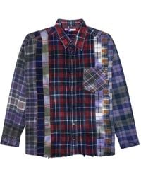 Needles - Rebuild 7 Cut Overhemd Met Patchwork - Lyst