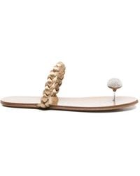 Pedro Garcia - Pipa Braided-Strap Flat Sandals - Lyst